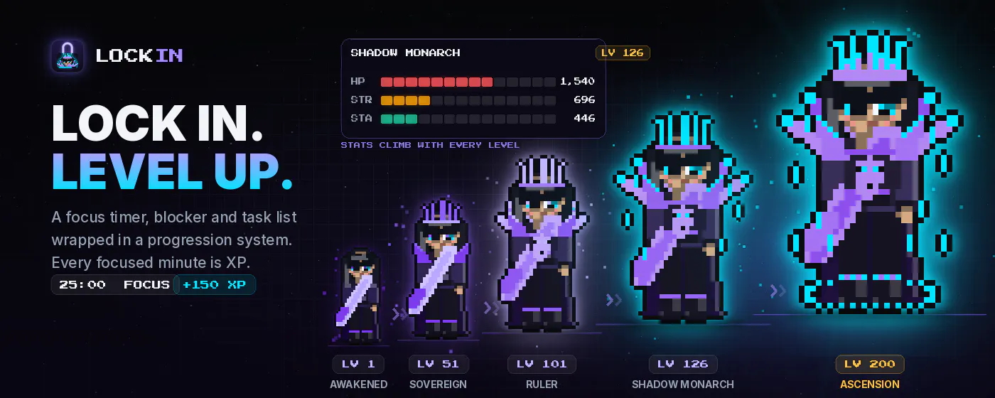 LockIN · Pixel Solo Leveling Arc gallery image