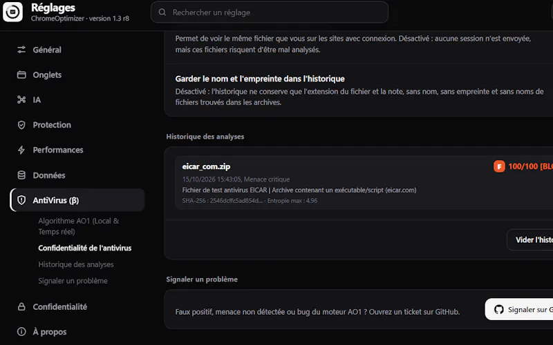 ChromeOptimizer screenshot 3