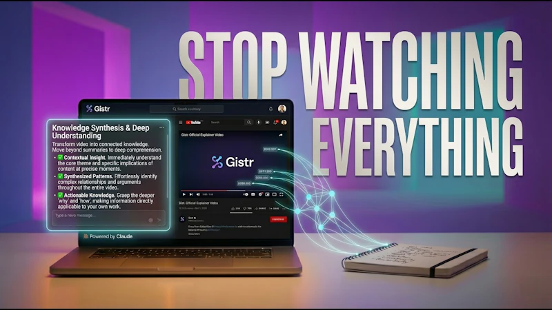 Gistr screenshot 1 (video preview)