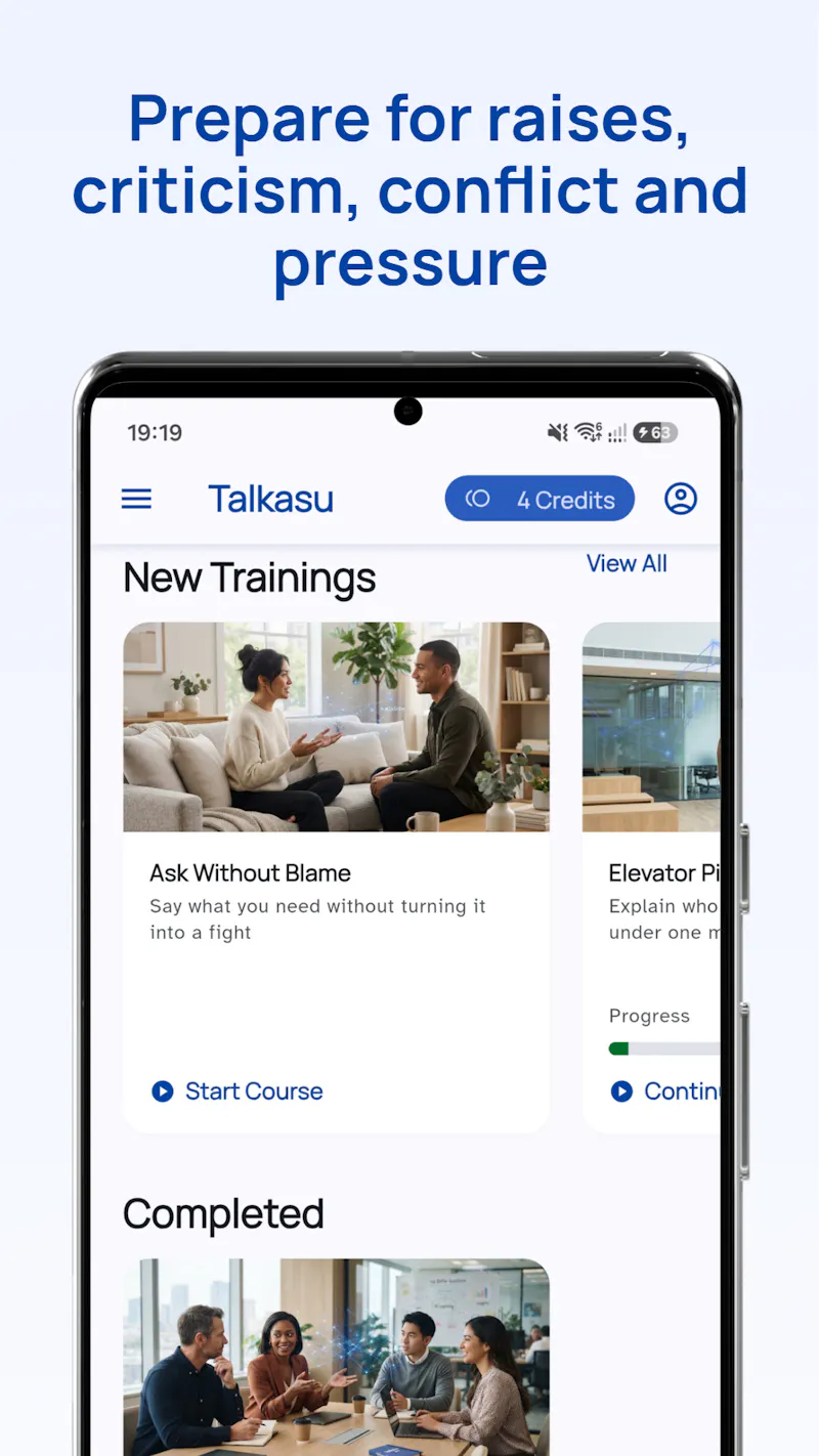 Talkasu: Rehearse Hard Talks screenshot 1