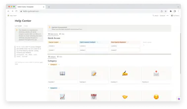 Notion Help Center gallery image