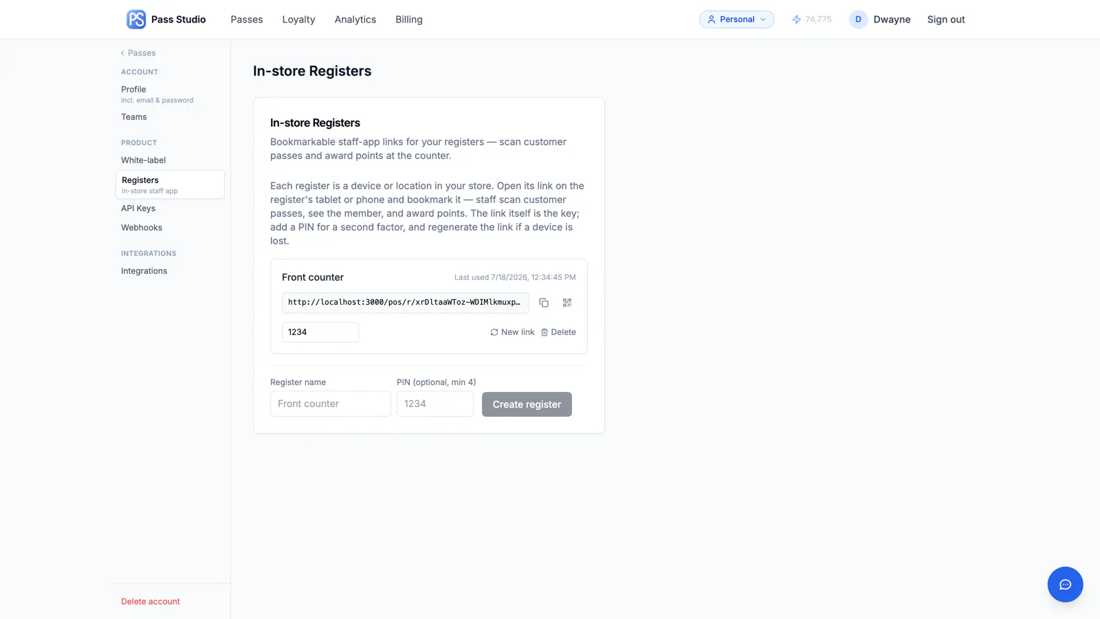 Pass Studio screenshot 4