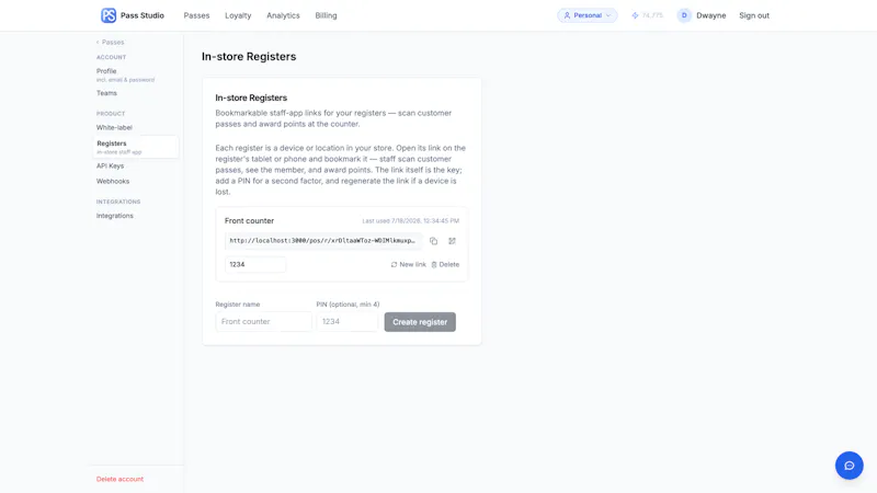 Pass Studio screenshot 4