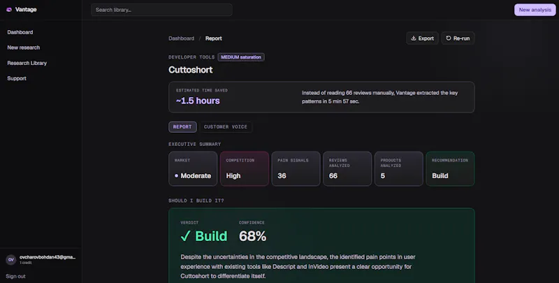 Find out if your idea is worth building screenshot 1