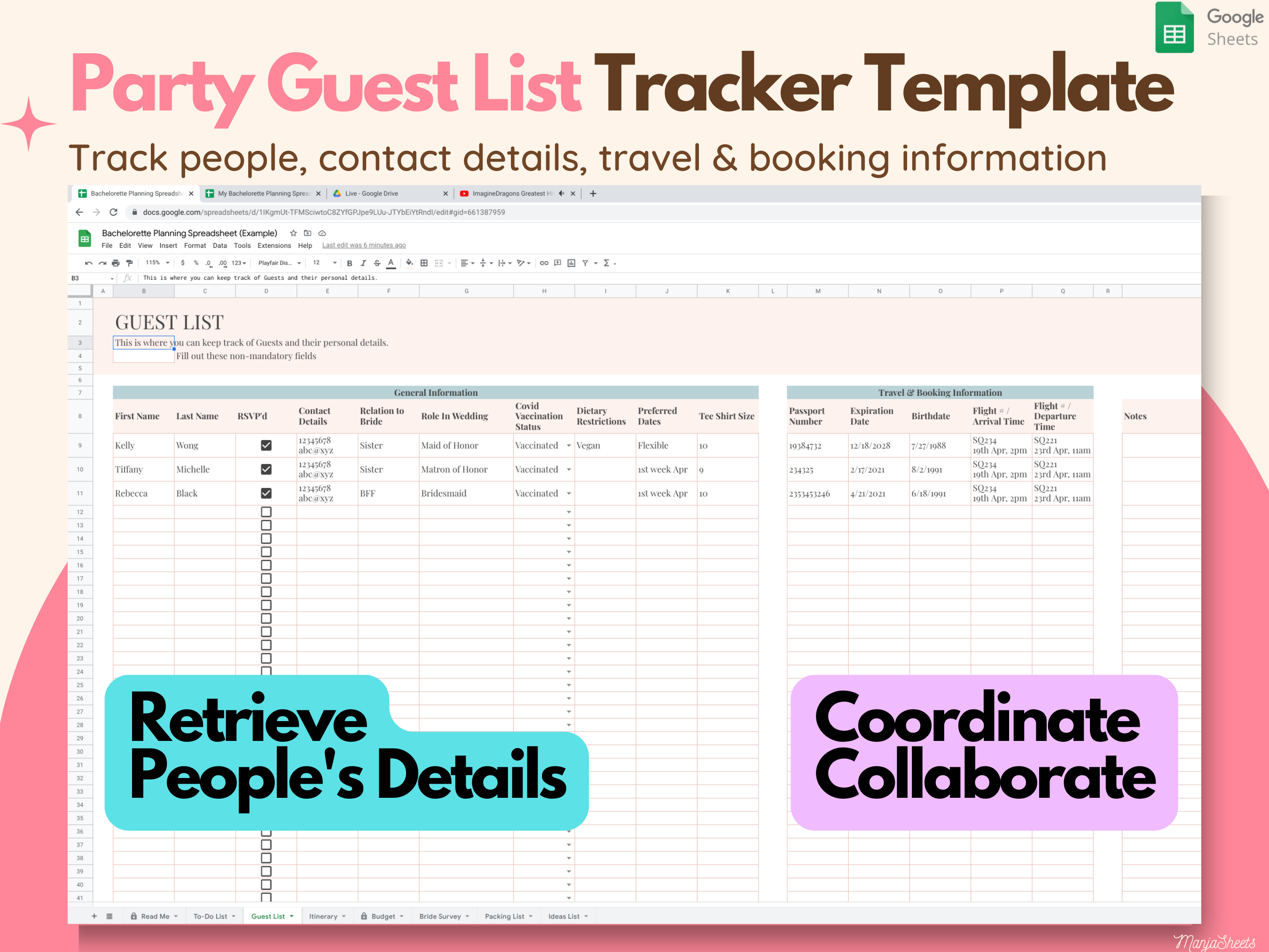 Bachelorette Party Itinerary Template media 5