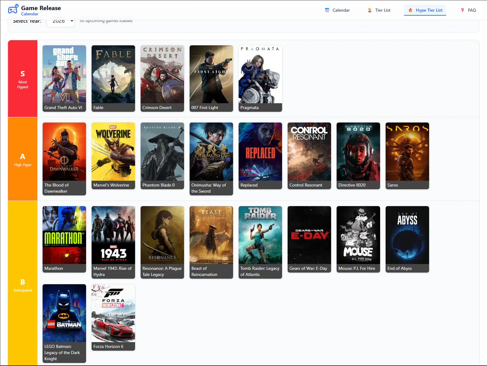 Game Release App gallery image