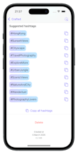 CraftCaption: Get Hashtags and Captions gallery image