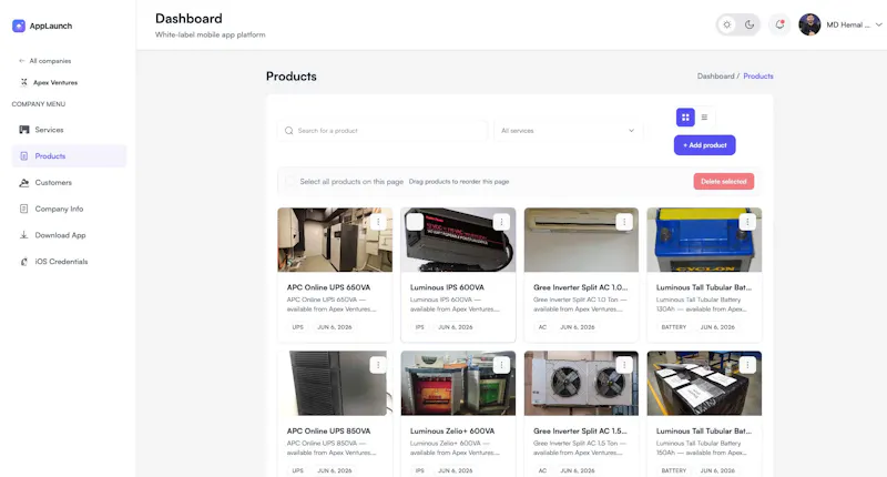 AppLaunch - Local Service App Builder screenshot 3
