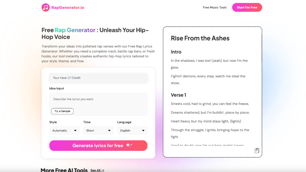 Rap Generator gallery image