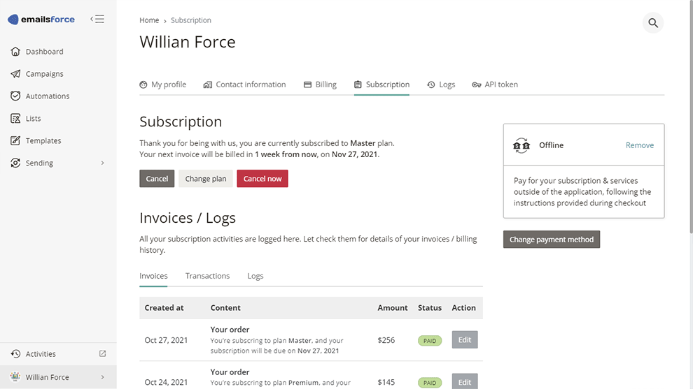 Emailsforce - Email Marketing Tool gallery image