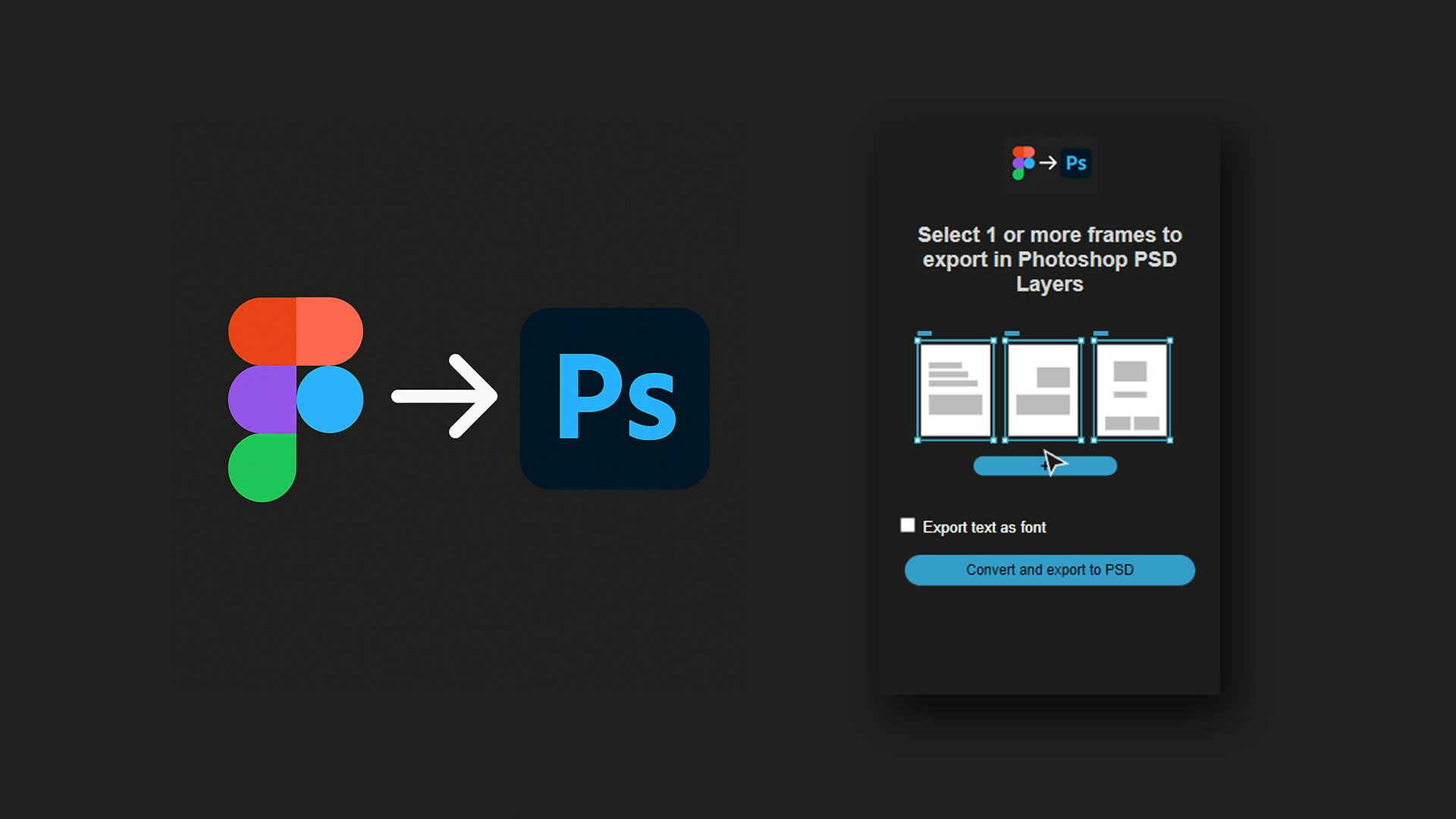 Figma to PSD Export Plugin gallery image