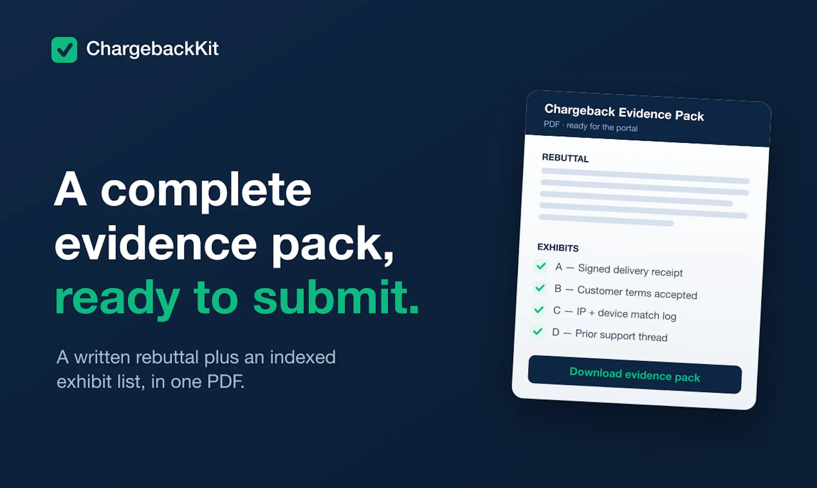 ChargebackKit screenshot 1