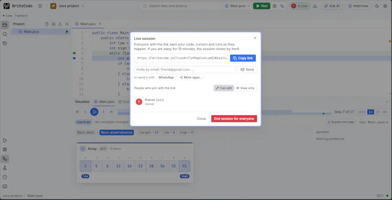 WriteCode screenshot 7