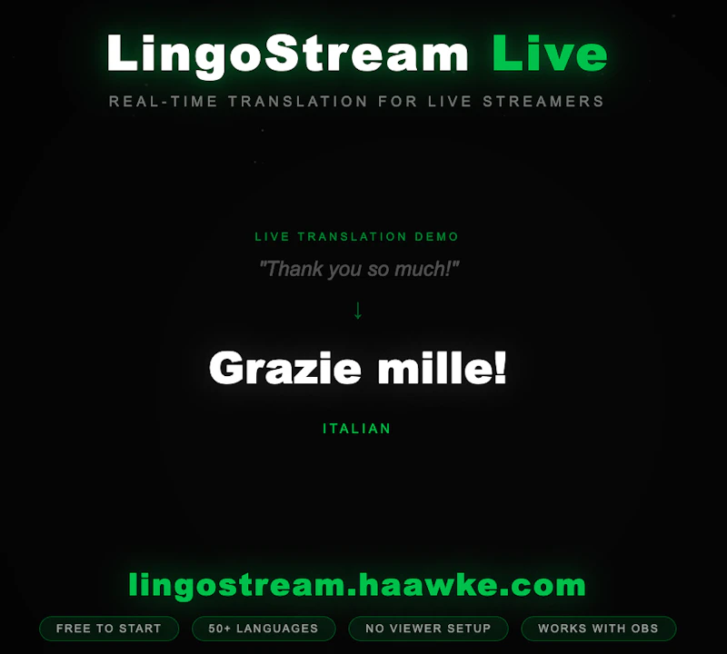 LingoStream Live screenshot 3