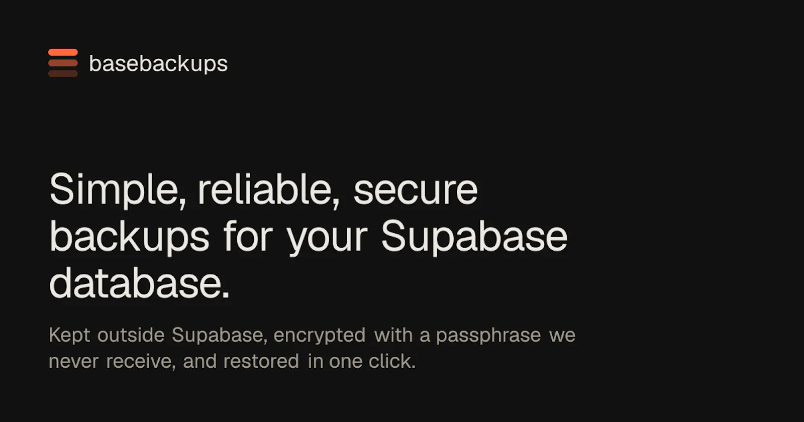 BaseBackups screenshot 1