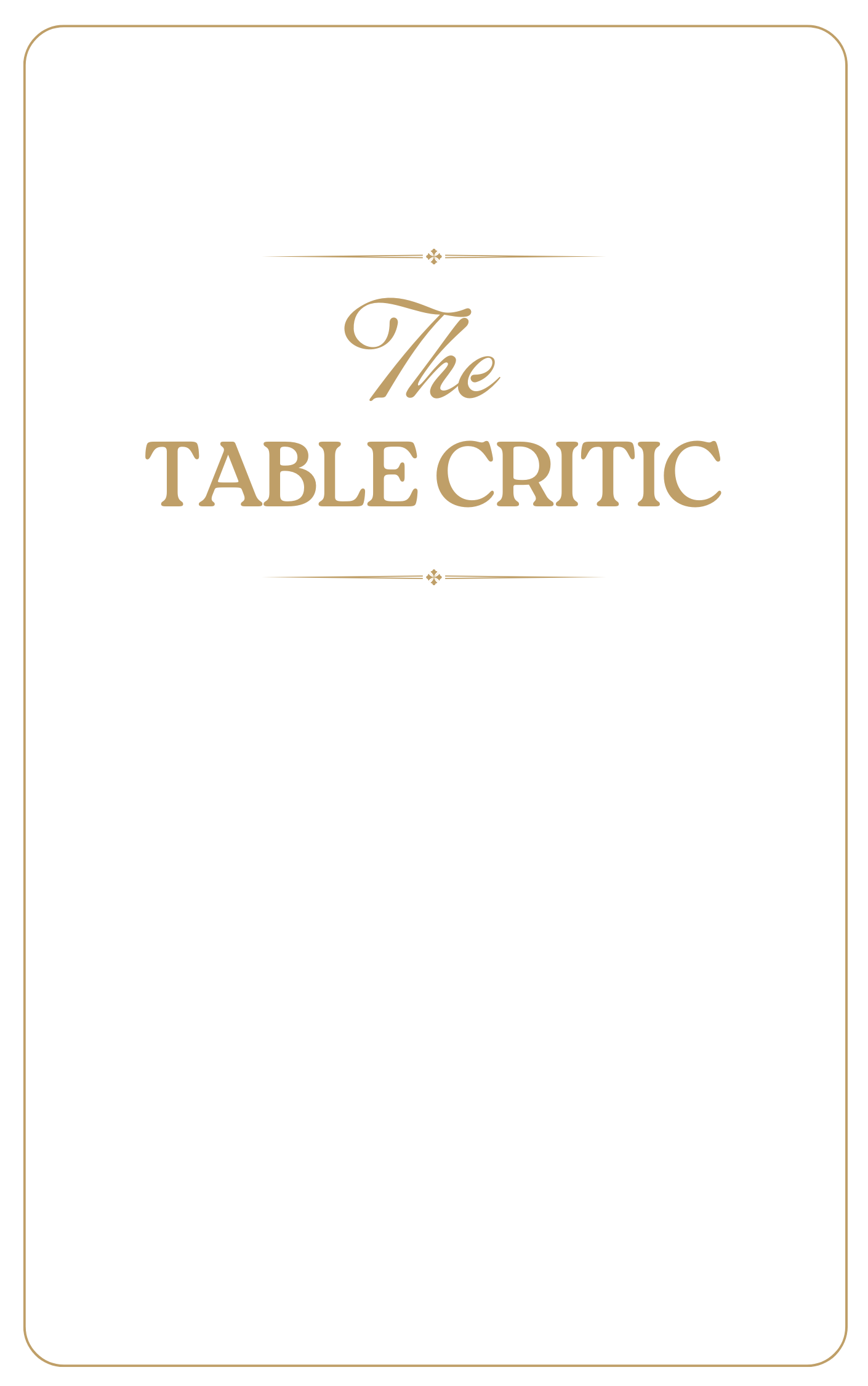 The Table Journal