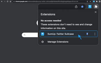 SumUp - Twitter Suitcase gallery image