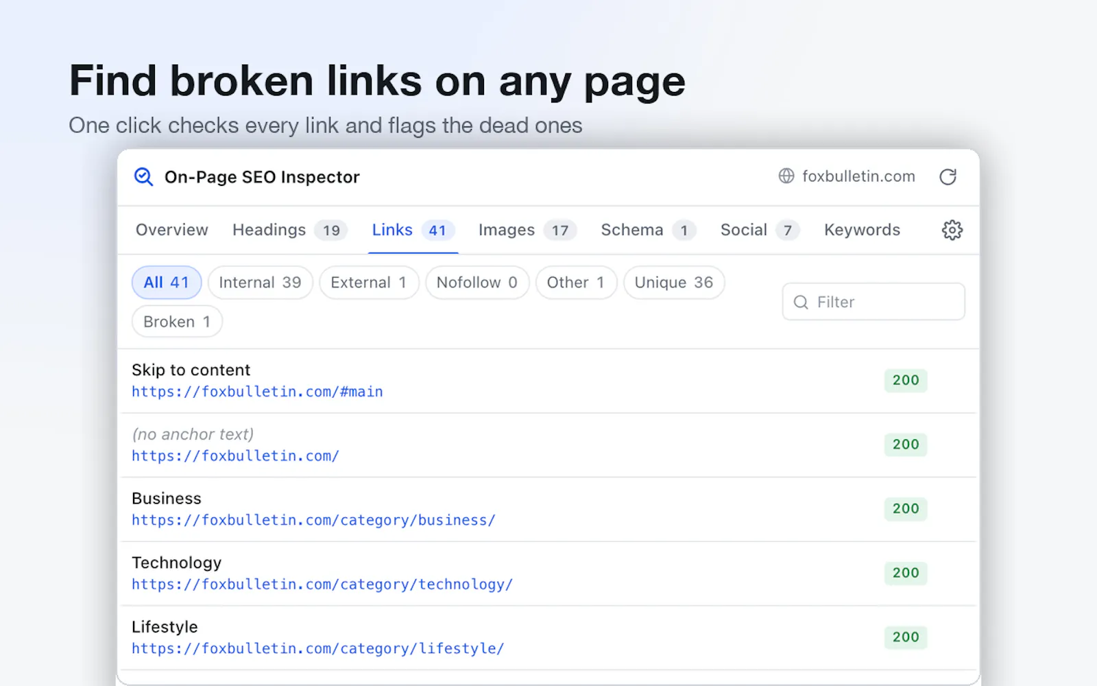 On-Page SEO Inspector screenshot 2