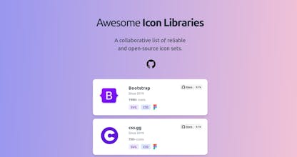 Awesome Icon Libraries gallery image