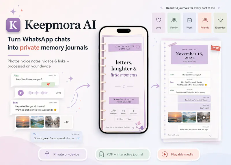 Keepmora AI screenshot 1