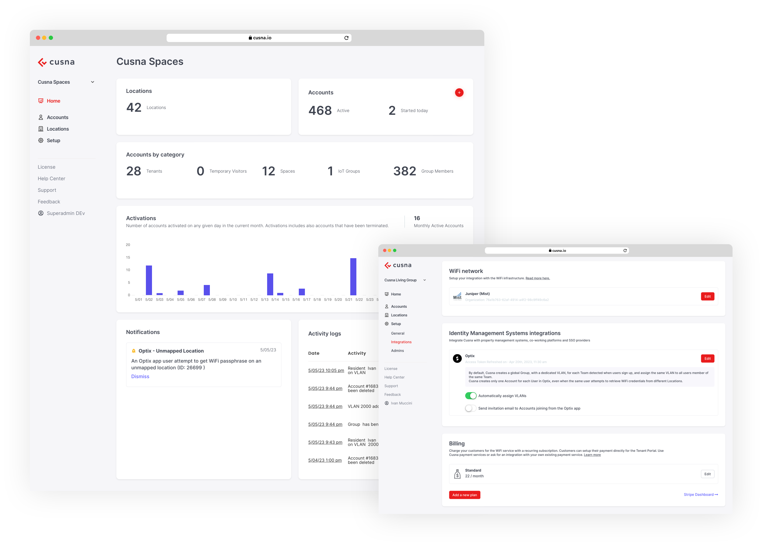 Cusna.io - การเข้าถึง WiFi อัตโนมัติและปลอดภัยสำหรับอาคารผู้เช่าหลายราย media 2