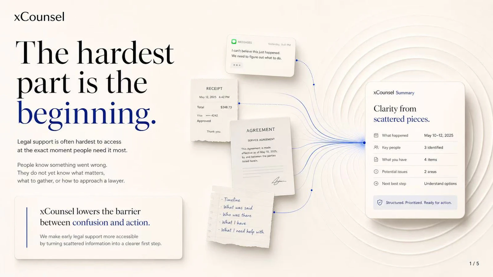 xCounsel — Lawyer-Ready Summary Builder screenshot 6