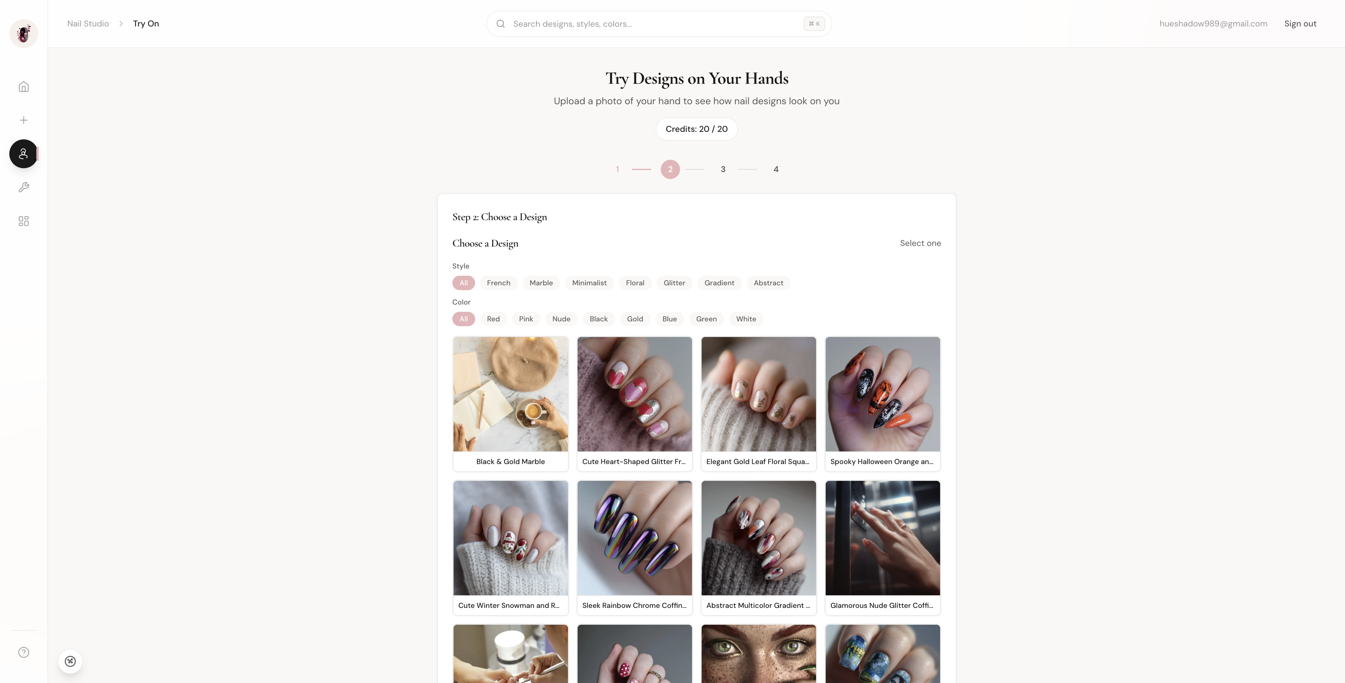 nail-designs - Screenshot 2 showing product features and functionality