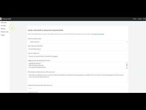 Precise Draft gallery image