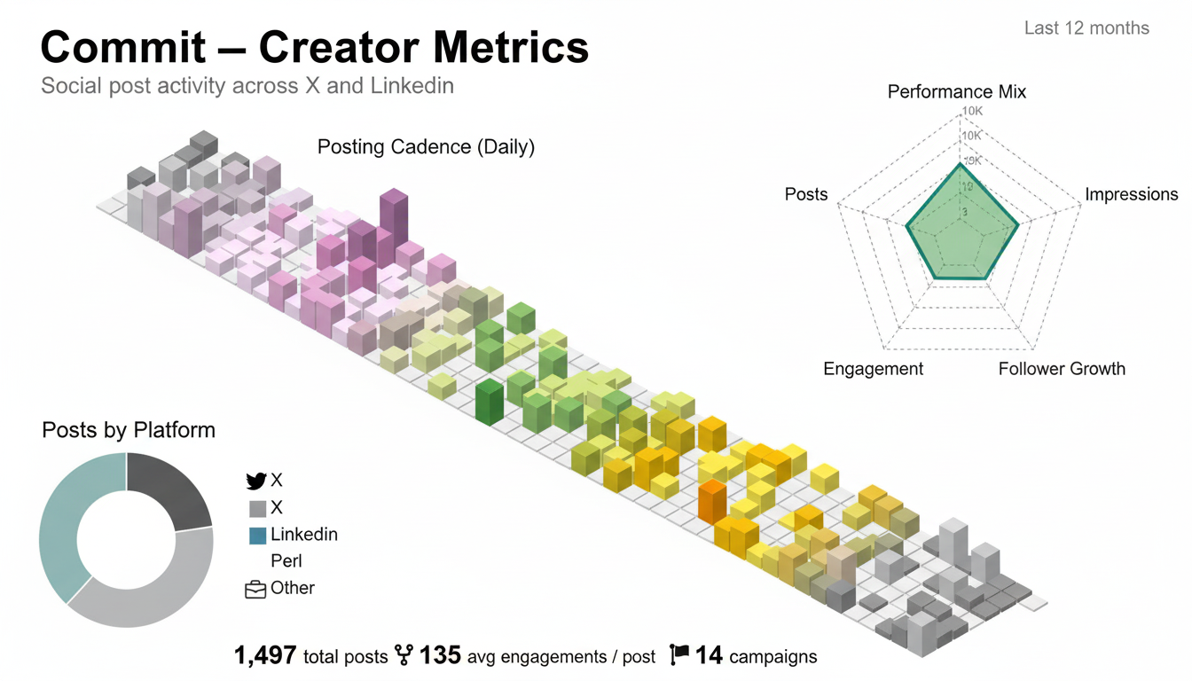 Commit - Product Hunt launch logo and brand identity