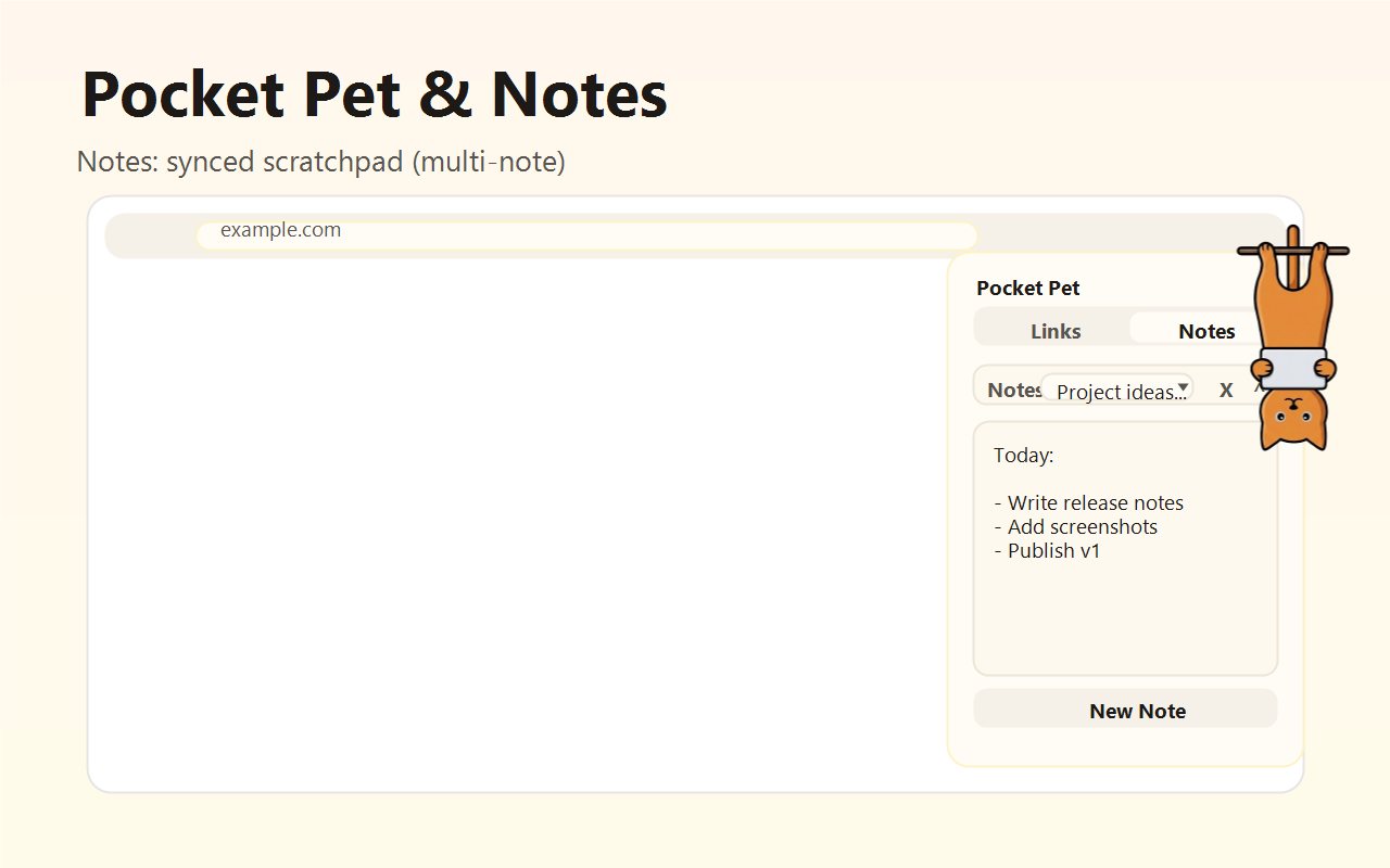 Pocket Pet & Notes gallery image