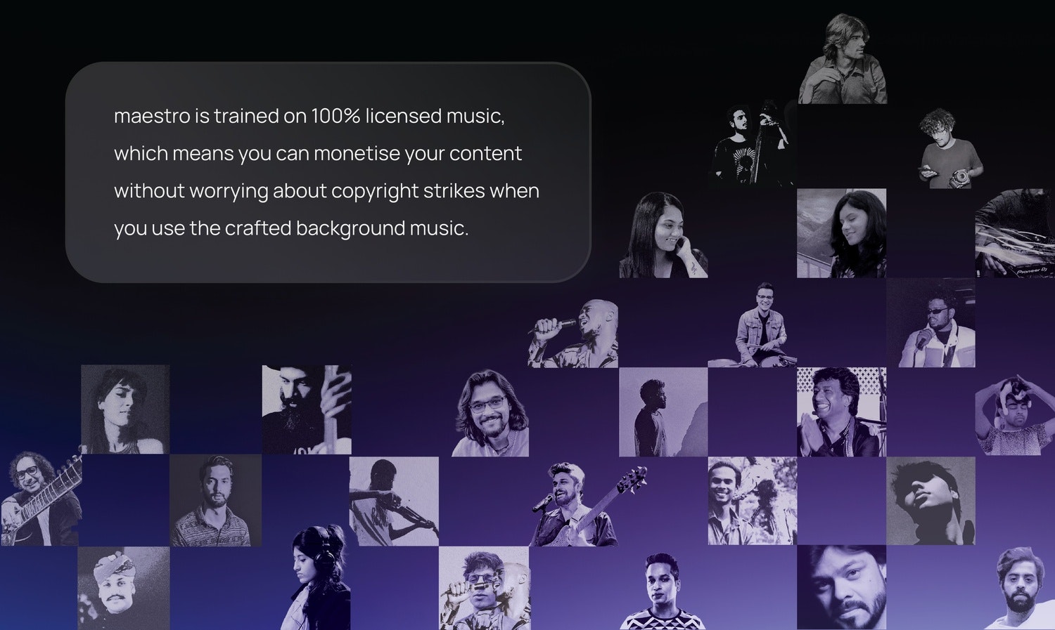 Maestro โดย Beatoven.ai - โมเดลการสร้างเพลงล่าสุดของเราได้รับการฝึกฝนเกี่ยวกับข้อมูลที่ได้รับใบอนุญาต media 3