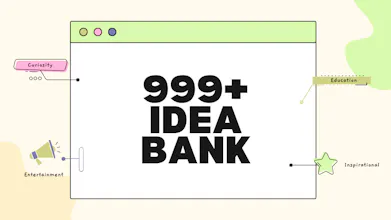 999+ Idea Bank gallery image