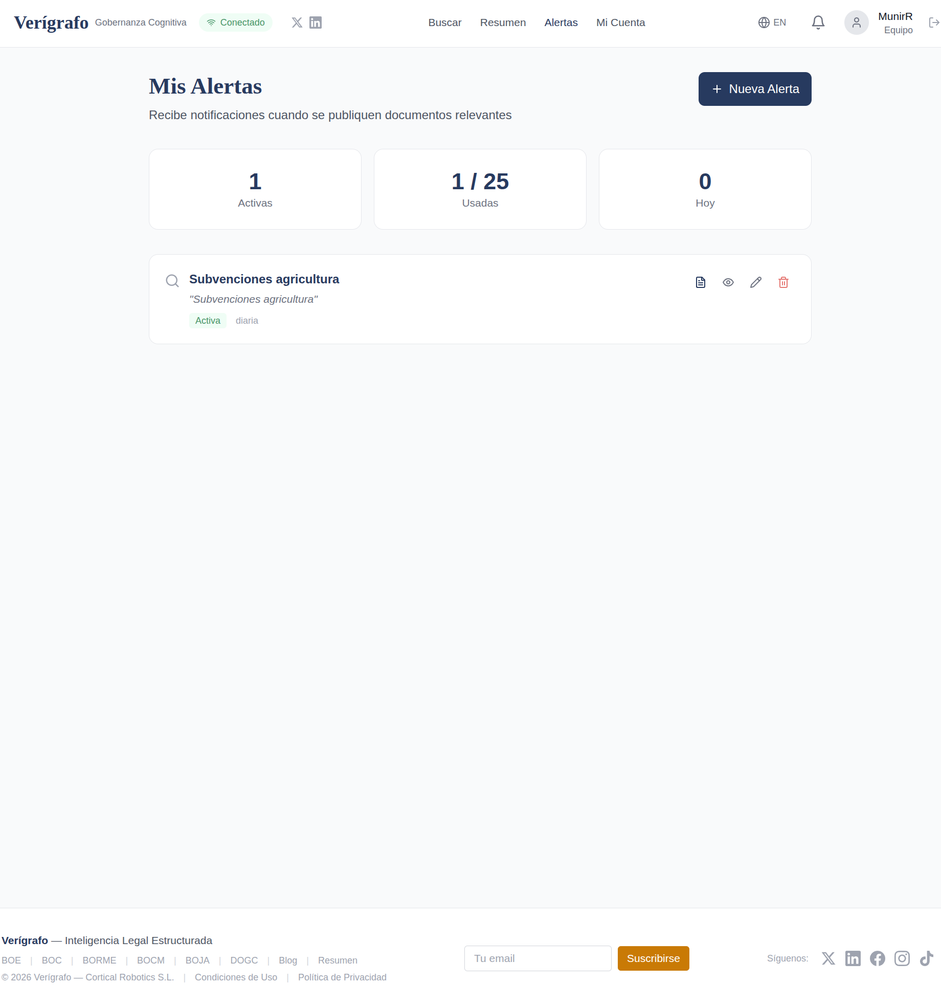 Verígrafo - Screenshot 3 showing product features and functionality