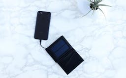Solar and Battery Charging Wallet media 3