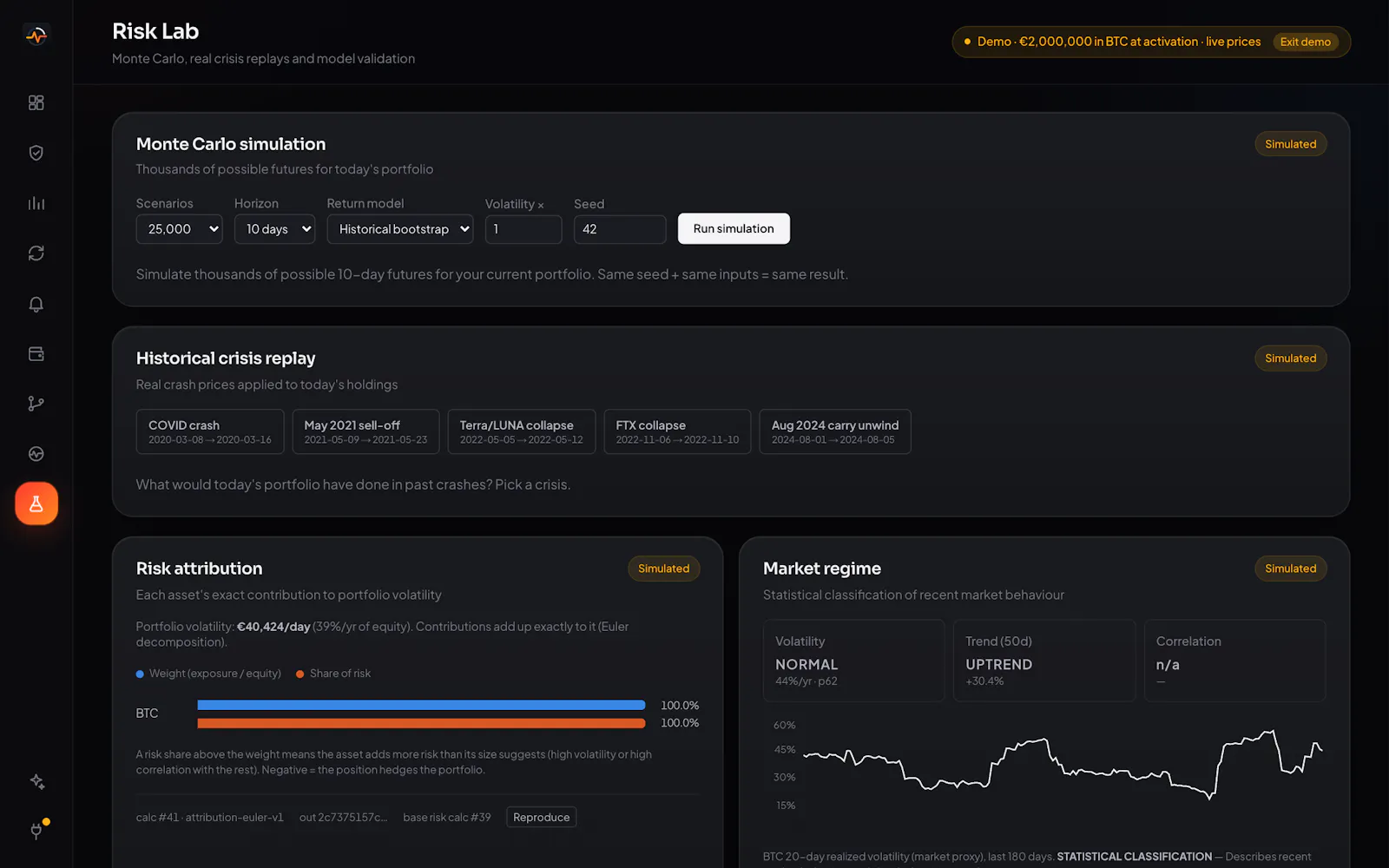 CryptoRisk Studio screenshot 9