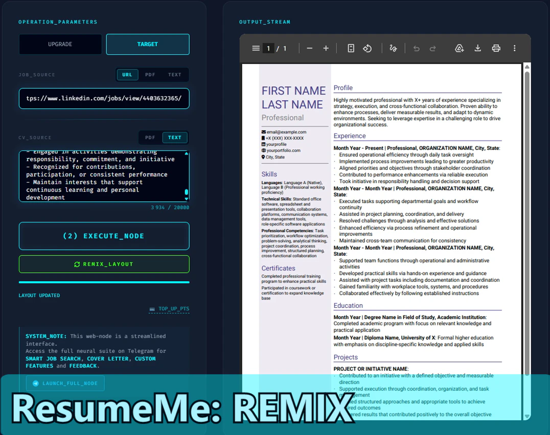 ResumeMe screenshot 3