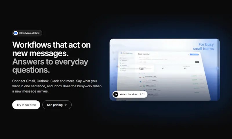 ClearMakes Inbox screenshot 2