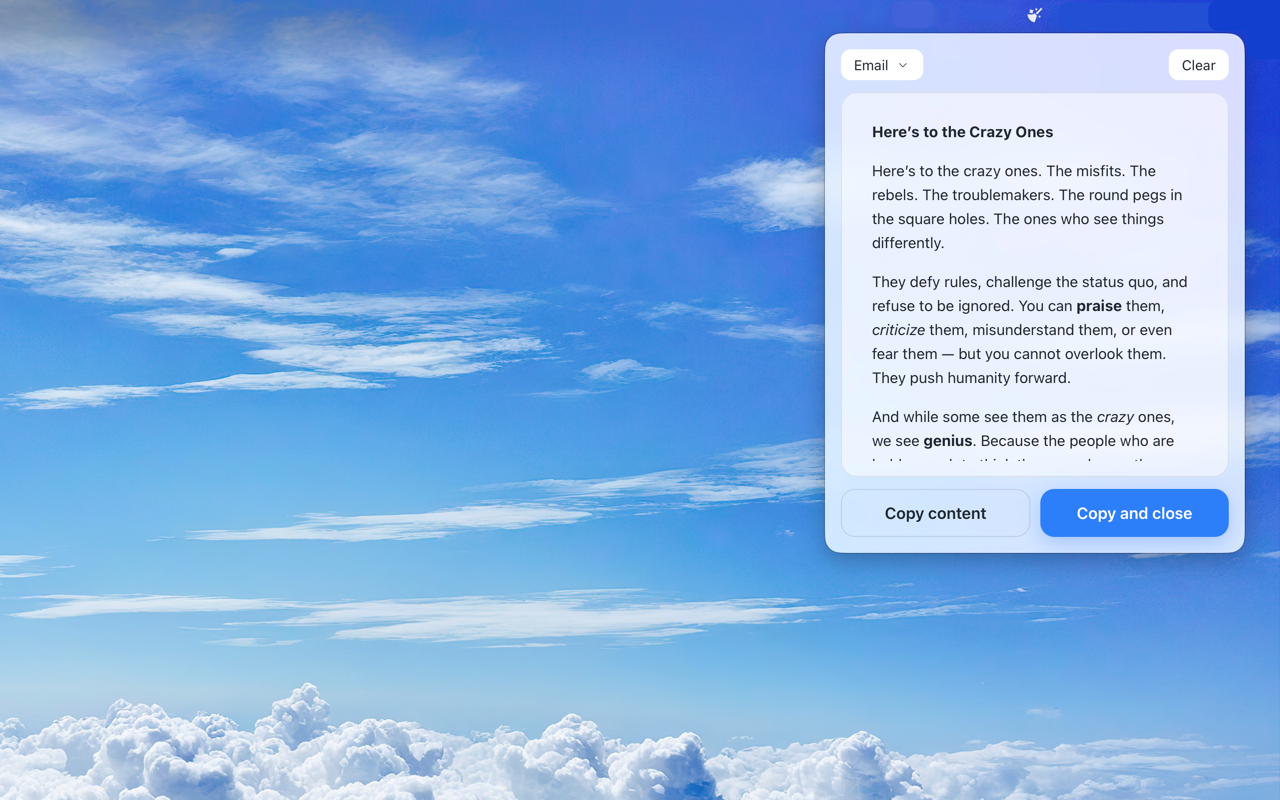 Purifai - Main product screenshot demonstrating key features and user interface