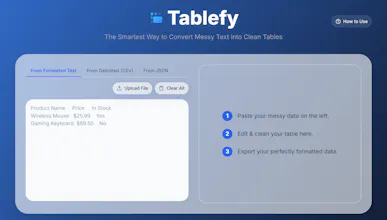 Tablefy gallery image