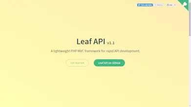 Leaf API Framework (PHP) gallery image