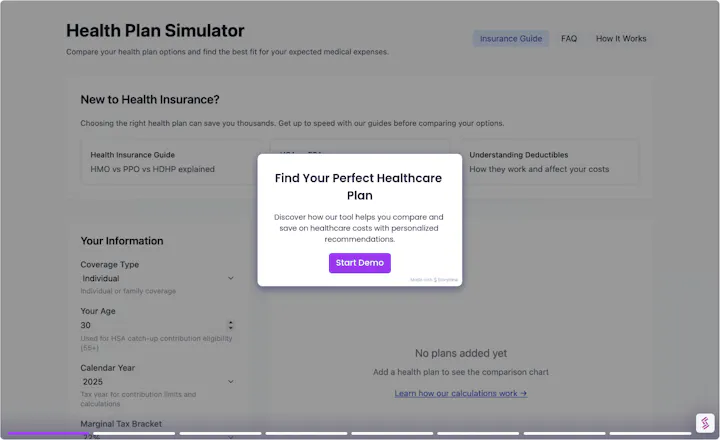 Health Plan Simulator gallery image