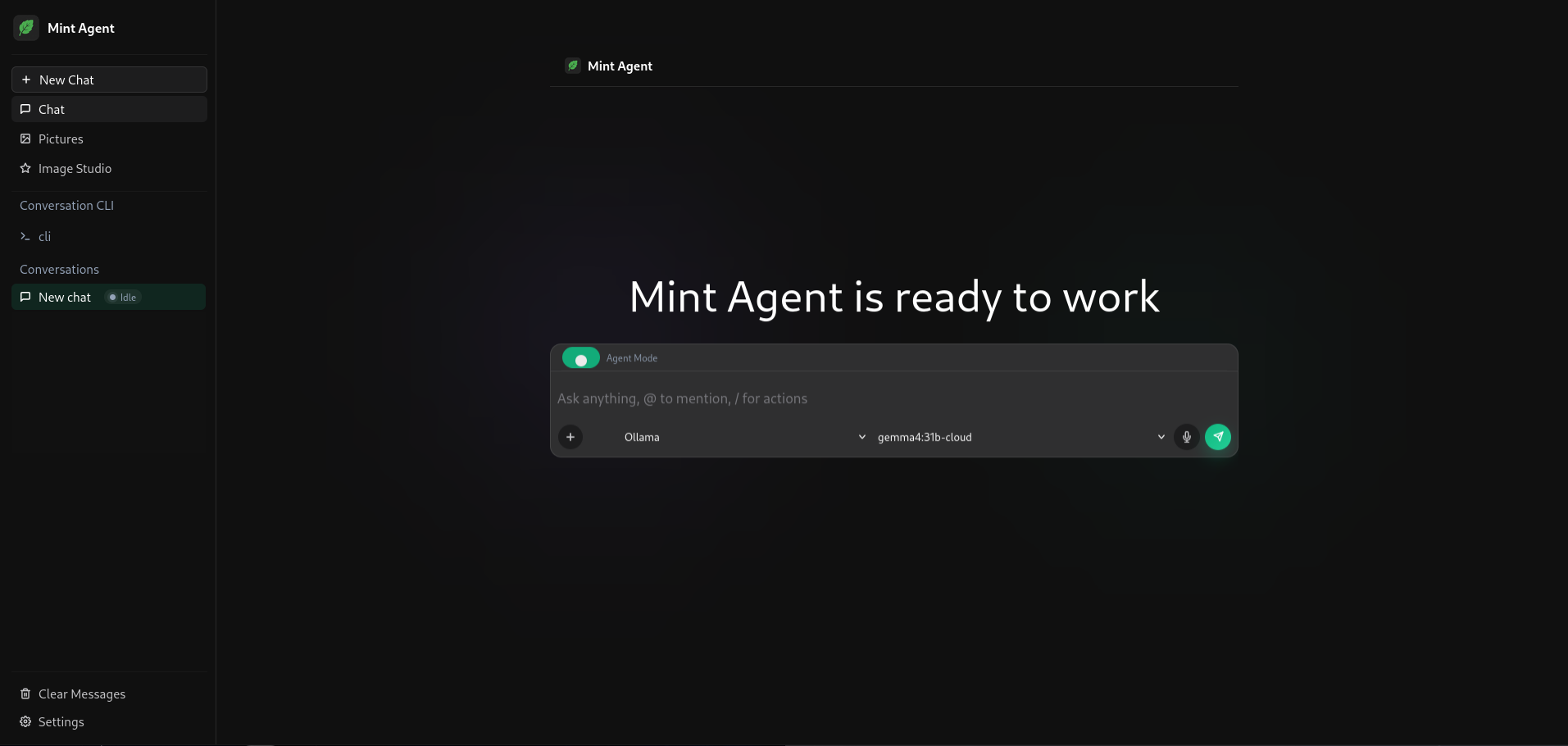 Mint: CLI, Web & Desktop AI Agent gallery image