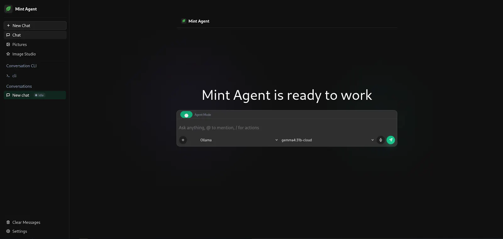 Mint: CLI, Web & Desktop AI Agent screenshot 2