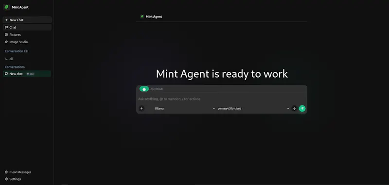 Mint: CLI, Web & Desktop AI Agent screenshot 2