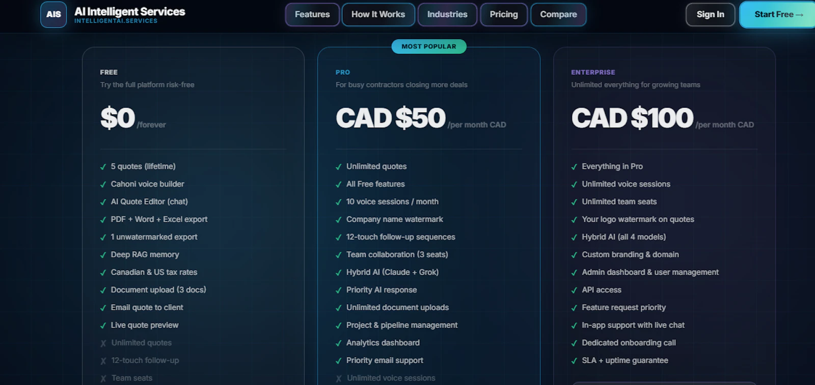 Cahoni Builds Quotes, Schedules by Voice screenshot 6