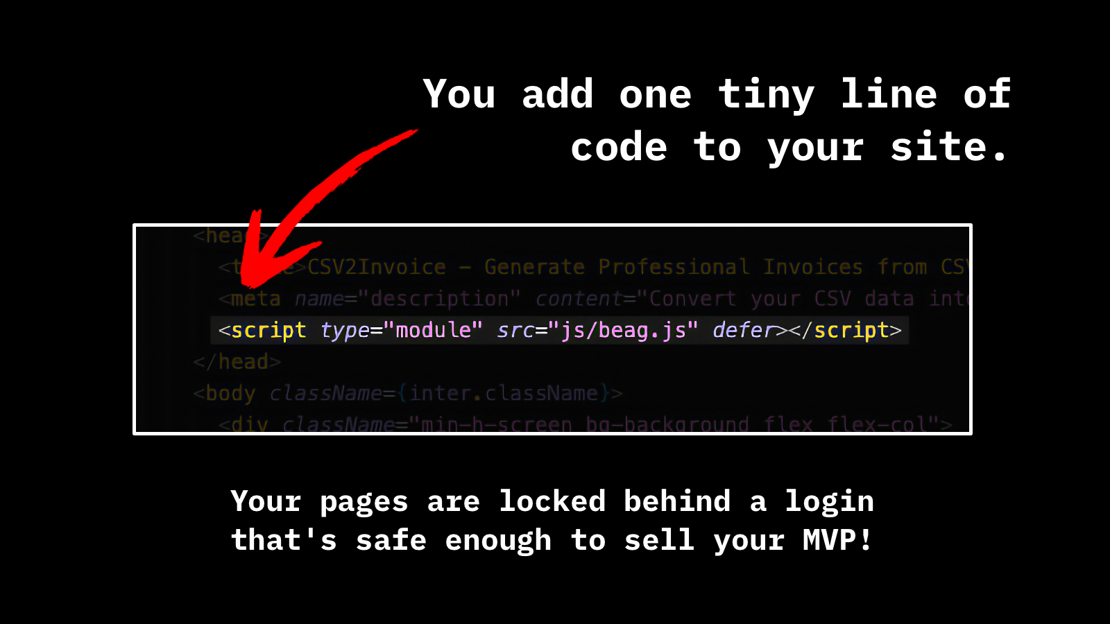 Beag.io - Screenshot 2 showing product features and functionality
