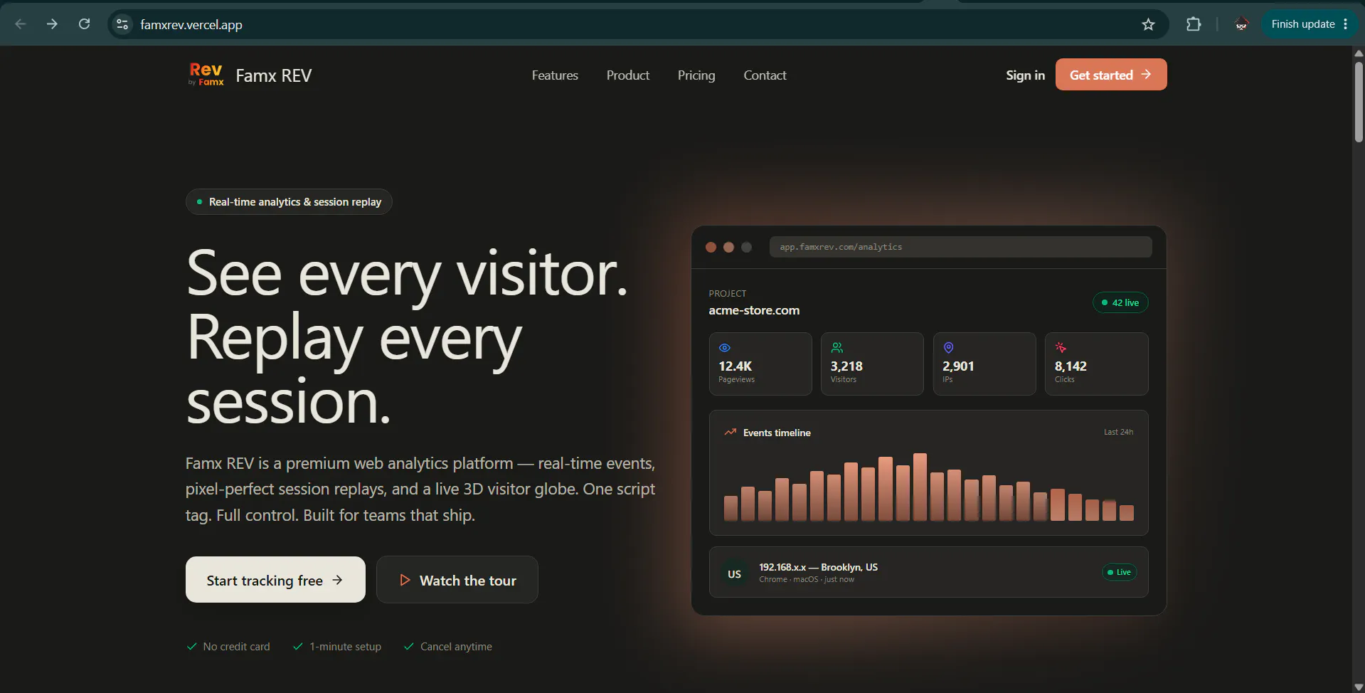  REV - Super AI website tracker gallery image