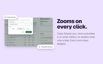 Clipsy: Screen recorder with auto zoom gallery image