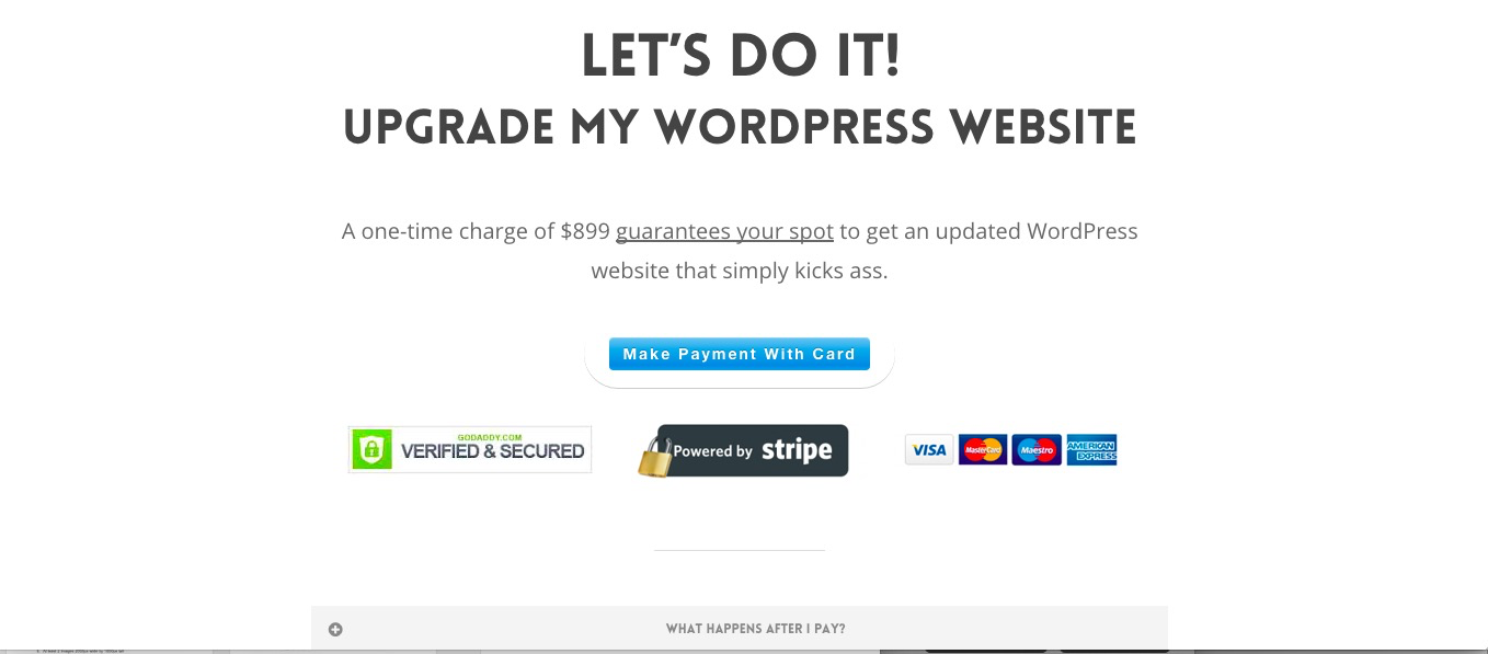 Wordpress Website Upgrade Program gallery image