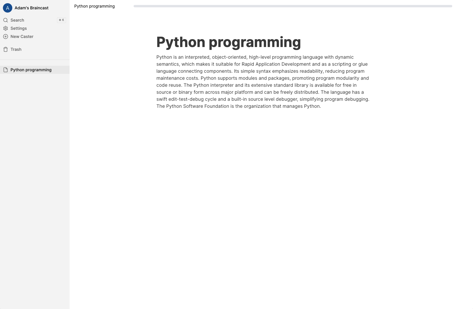 Braincast gallery image